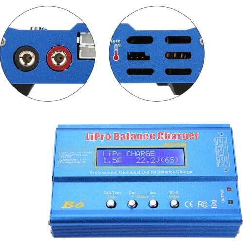 B6 80W Lipo Charger For Lipo NiMh Li-ion Ni-Cd Battery Balance Charger Discharger With Power Supply Optional