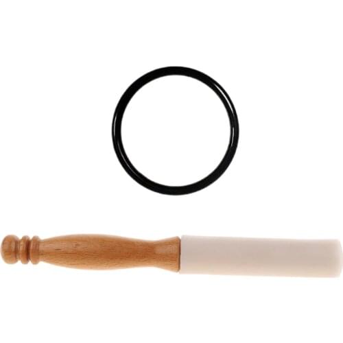 10 Inch Singing Bowl Rubber Mallet Beater Rubber Ring for Striker Quartz Tibetan Meditation Bowl Parts Accs