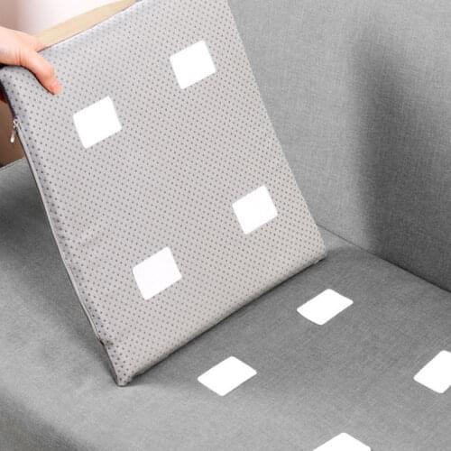 10pcs Non-slip Velcro Sofa Cushion Rug Mat Seat Cushion Fixed Stickers Round Double-sided Seamless Patch Household Items