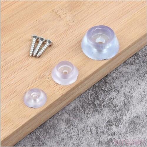 10pcs Rubber Non-slip Furniture Chair Leg Caps Feet Sofa Foot Protector Pads Floor Furniture Legs Protector Pad With Screws