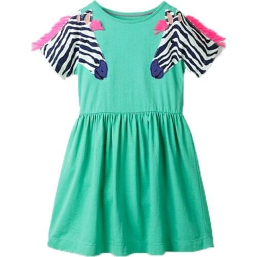 2021 New Arrival Baby Princess Dresses Cotton Summer Girls Party Dress Fashion Kids School Children Clothing Toddler Dresses