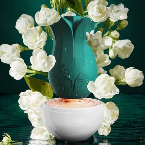 2021 NEW Romantic Lily Flower G Spot Clitoris Vagina Clit Nipple Climax Massager Orgasm Stimulator Vibrators Sex Toys for Women