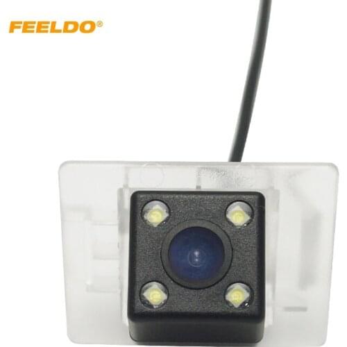 FEELDO Car CCD Rear View Camera with LED light for Mitsubishi Galant Sport Reversing Parking Camera #HQ5695