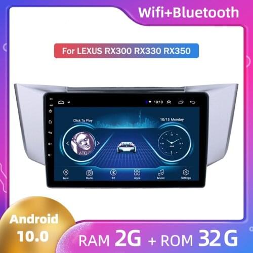 Car Radio Head Unit Player GPS Navigation WiFi for Lexus RX300 RX330 RX350 car GPS Android large screen reversing image machine