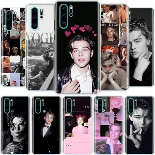 Leonardo Dicaprio Young Cover Phone Case for Huawei P40 P30 P20 Mate 30 20 10 Pro P10 Lite P Smart Z 2019 Coque Shell