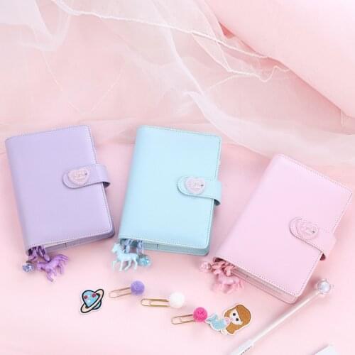 Card Case Diary Book include 80pcs paper A6 NoteBook Travel Planner Function Notepad Cover Pen Stick Gift Journal Diary Set