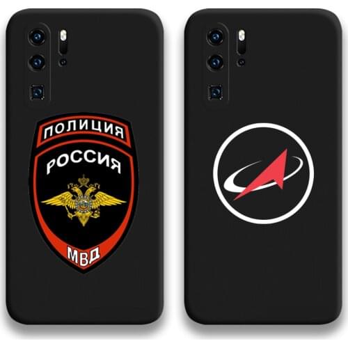 Russian Flag Poccnr Space Phone Case For Huawei P20 P30 P40 lite E Pro Mate 40 30 20 Pro P Smart 2020