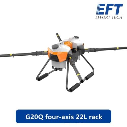 EFT G20Q four-axis 22L plant protection drone frame 22kg large load folding frame 10L water tank drone