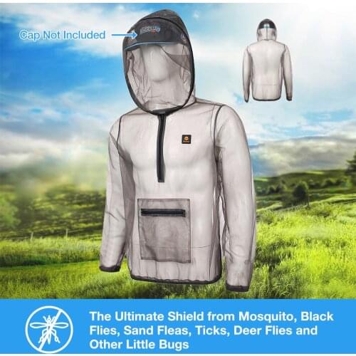 Lightweight Anti-mosquito Jacket Bee Insect Mesh Clothing Protective Suit Set Pants Jacket for Outdoor Fishing Hunting Hiking