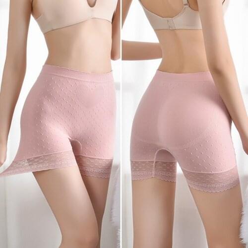Hot Sale Women Safety Shorts Pants High Elasticity Plus Size Boxer Shorts Lace Seamless Panties Breathable Underwear for Women