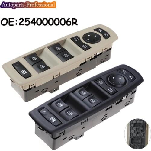 New 2 Colors Car Styling Auto Multi-Functional Window Switch For Renault Fluence LZ 1.5 DCI 2010 254000006R car accessories