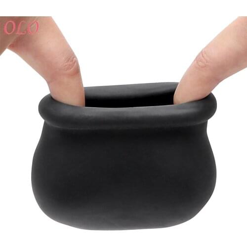 OLO Scrotum Bondage Sex Toys For Men Scrotal Sleeve Men Masturbation Scrotum Stretcher Male Chastity Device Cock Cages