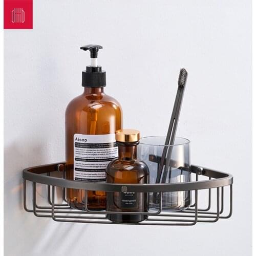 Diiib Dabai Bathroom Hollow-carved Corner Frame Basket Shower Shelf Shampoo Storage Rack Holder Modern Bathroom Accessories