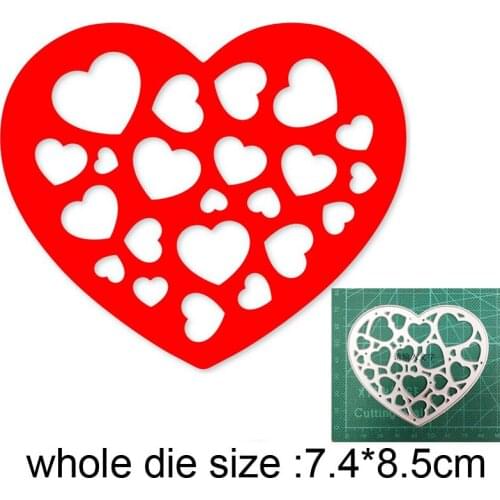 Heart Frame Dies New 2021 Metal Cutting Dies for DIY Scrapbooking Paper and Card Making Decorative Embossing Dies Craft dies