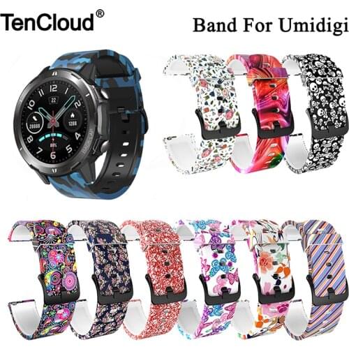 Replacement Band For Umidigi Ufit Silicone Strap For Uwatch GT Wristband For Uwatch 3 GPS SmartWatch Accessories Adjustable Belt