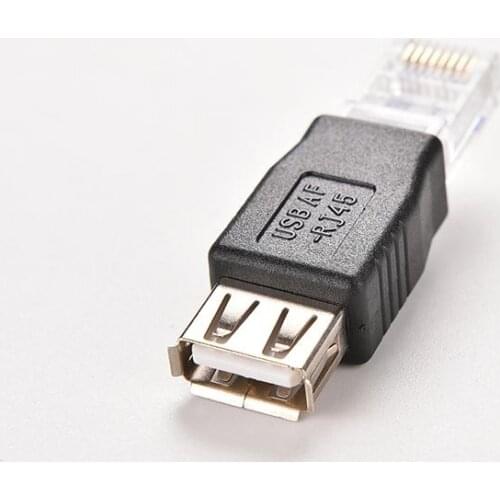 Laptop LAN Network Cable Ethernet Converter Plug JETTING PC Crystal Head RJ45 Male to USB 2.0 AF A Female Adapter Connector