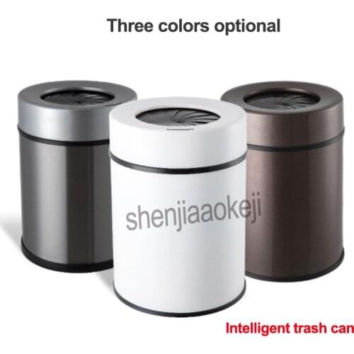 Spiral Automatic Intelligent induction charging trash home kitchen living room bathroom,office Sensor Trash Can 1PC