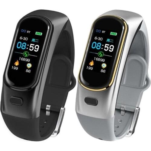 Sports Smart Watch H109 Blood Pressure Heart Rate Monitoring Bluetooth Headset Answer Phone Reminder Waterproof Wearable Devices