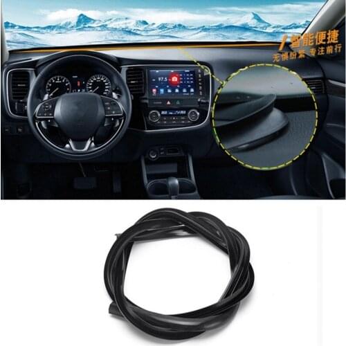 Car styling 1pcs For Mitsubishi Outlander 2007-2021 Instrument console Front block glass Gap gel Sealing strip Noise insulation