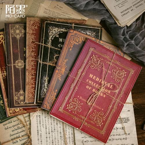 Vintage Decorative paper 30 pcs Old book pages Diy Scrapbooking material papers newspaper Planner Diary Album Retro letter