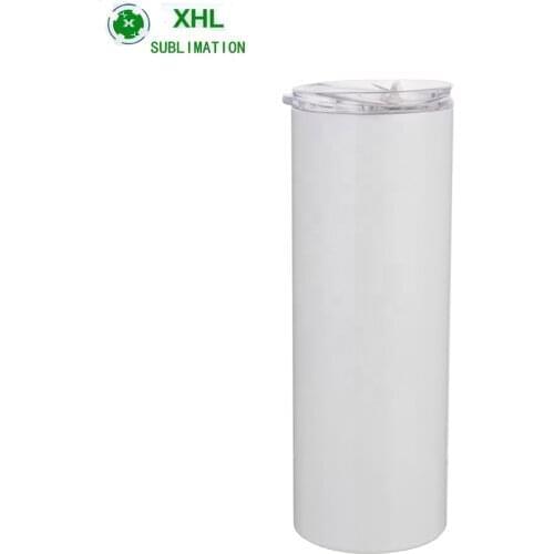 XHL-SUB135260 13.5W*26Hcm White Sublimation for Shrink Film Sleeve Shrink Wrap for 30 OZ Skinny Tumbler Water Bottle