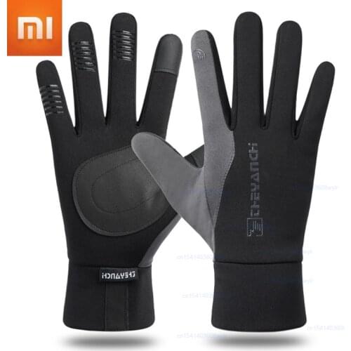 Xiaomi Winter Outdoor Sports Running Glove Warm Touch Screen Gym Fitness Full Finger Gloves For Men Women Magic Gloves Hot Sale