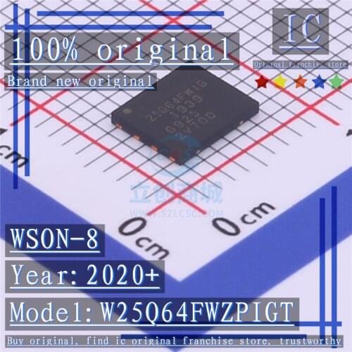 2020+100% Brand new original 2PCS-10PCS W25Q64FWZPIGT 25Q64FWIG WSON-8 SON-8 Memory chip