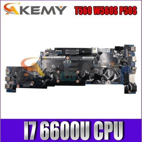 Akemy For 448.06D04.0021 Applies To Lenovo Thinkpad T560 W560S P50S Laptop Motherboard CPU I7 6600U DDR3 100% Test Workb