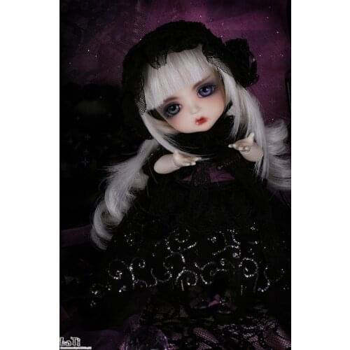 Free Shipping!Makeup&eyes Included!Top Quality 1/8 bjd 2010 H.K Bloody Moon Ver. Lea Baby Doll yosd Hot Toy Kids Best Gift