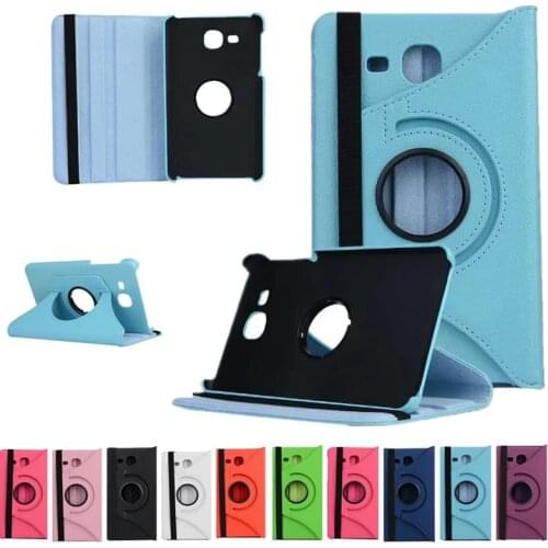 New 360 Degree Rotating Stand PU Leather Flip Cover Case For Samsung Galaxy Tab A A6 7.0 T280 T285 SM-T280 Cases
