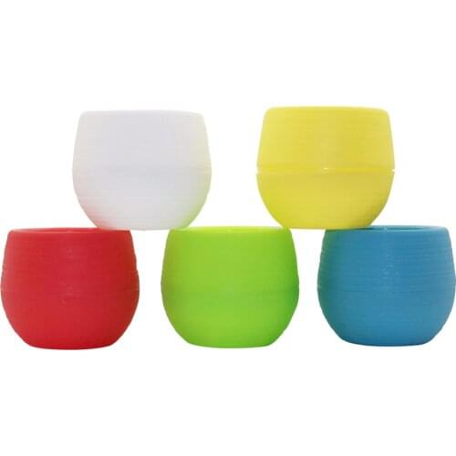 Colorful Rainbow Plastic Stone Pill Flowerpot home office garden Balcony Succulents plants desktop pots creative small pot