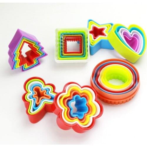 2015 Star/Round/Flower/Christmas Tree/Gingerbread Man Shaped Cookie Cutters Chocolate Mousse Cake Tool Home DIY