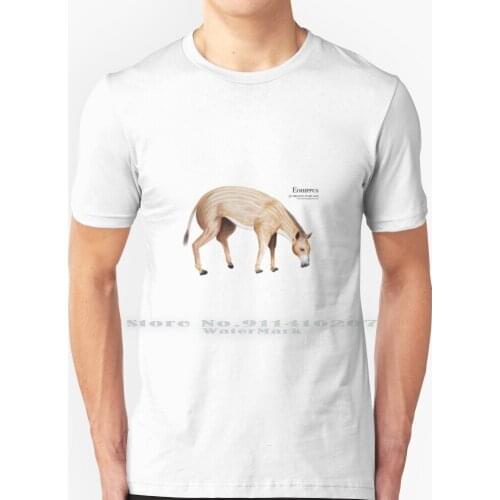 Eohippus T Shirt 100% Pure Cotton Horse Horses Horse Drawing Horse Art Species Eohippus Mesohippus Merychippus Hagermans