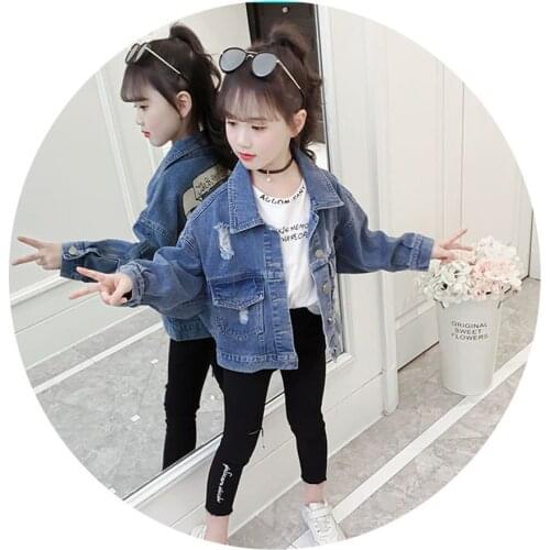 Autumn Children Jackets Outwear 3T 4 5 6 7 8 9 10 11 12 13 Yrs Baby Girls Outerwear Coats Casual Spring Jackets Girl Clothes