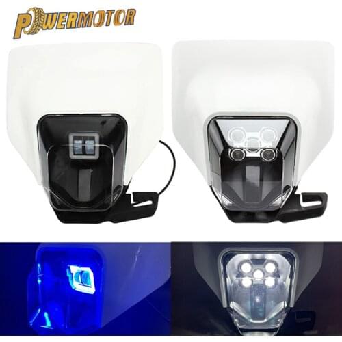 New Motorcycle LED Headlight Headlamp Head Lights For Husqvarna TC TE TX FC FE FX 125 250 300 350 450 501 FC250 FE250 TE300