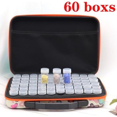 New style 60 Bottles diamond mosaic Storage Diamond Painting Accessories all diamond embroidery full set tool diamond art kit