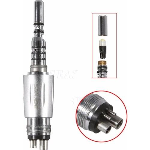NEW Dental 4 Hole E generator Quick Coupling LED Coupler for KAVO Fiber Optic Handpiece