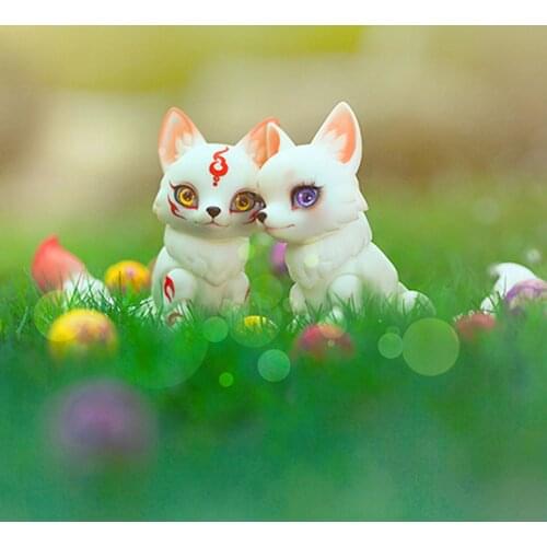 Bjd doll 1/8 fox a birthday gift high quality articulated puppet toys dolly model collection nude gift