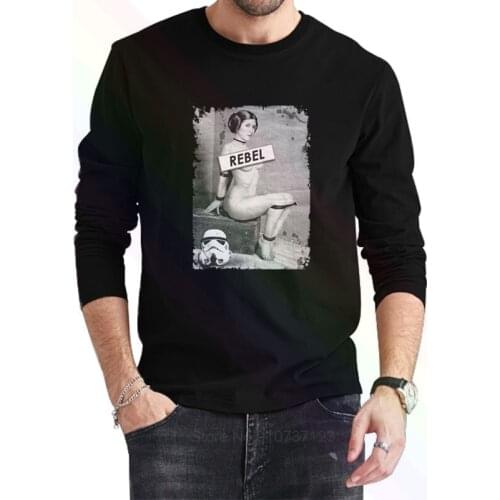 Stormtrooper Jedi Fun Movie Logo Classic Black T-Shirt 2021 Newest Summer Mens Long Sleeve Popular Tees Shirt Tops Novel Unisex