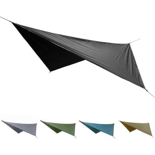 Waterproof Tarp Tent Shade Sun Shelter Lightweight Awning Sun Shade Parasol Canopy Outdoor Camping Hammock Rain Sun Shelter