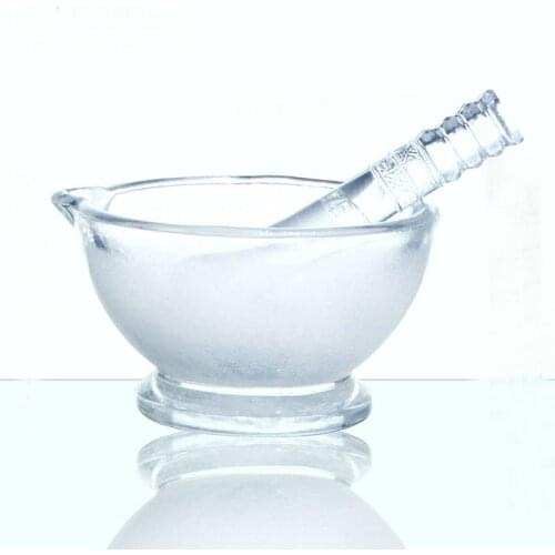1pcs Diameter180mm Solid Glass Pestle and Mortars Bowl Set Grinding Mill Tool used in filtration experiments