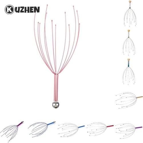 1pc Head Relax Massager Head Hair Held Scalp Neck Equipment Stress Release Relax Massager