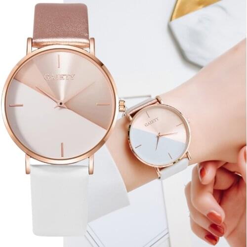 Watches Women 2020 New Stylish Ladies Cute Pink Dress Watch Analog Quartz Leather Bracelet Wristwatches