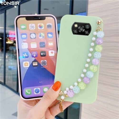 POCO X3 Silicone Bracelet Case For Xiaomi Poco X3 Pro Lovely Phone Back Cover For Xiaomi Poco X3 NFC X 3 X3Pro Global Bumper