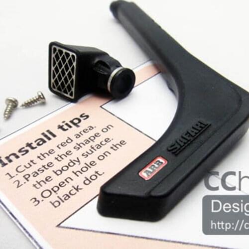 Remote Cotrol Toy Car Part Plastic Wading Throat For 1/10 Rc Car Tamiya cc01 YJ Jeep-Wrangler Body