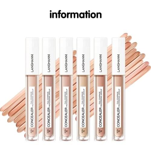 Langmanni Makeup Concealer Liquid concealer Convenient Pro eye concealer cream New Hot Sale Makeup Brushes foundation TSLM1