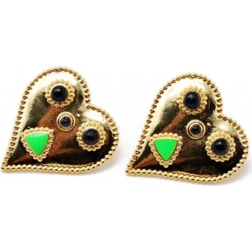 Sweet Cute Heart Alloy Fashion Earring For Women