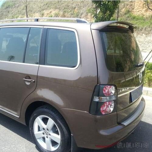 MONTFORD For Volkswagen Touran 2007-2013 Auto ABS Plastic Unpainted Color Rear Trunk Boot Wing Rear Roof Spoiler Car Accessories