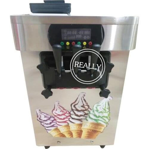 18L/H Small Ice Cream Machine Table Soft Ice Cream Maker with CE