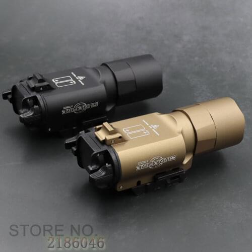 NEW 500 Lumens Output Tactical X300 Ultra Pistol Gun 300U Weapon Light Lanterna Flashlight Glock 1911 hunting Light